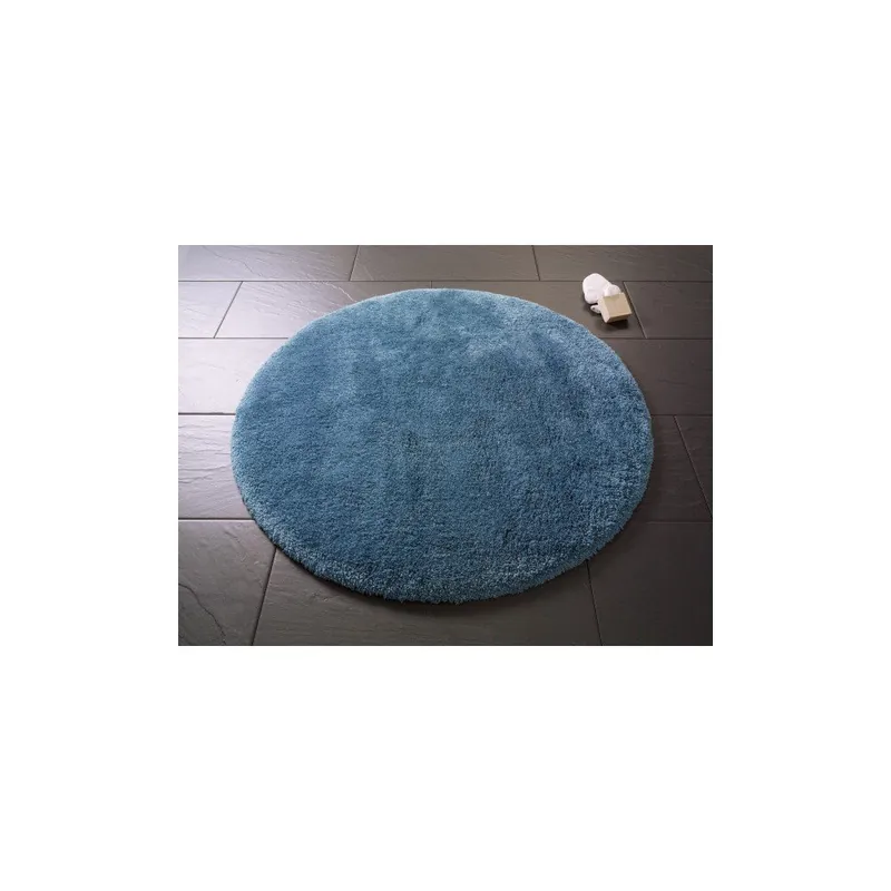 Niebieski okrągły dywanik łazienkowy Confetti Bathmats Miami, ⌀ 100 cm Bonami Ostatnie sztuki