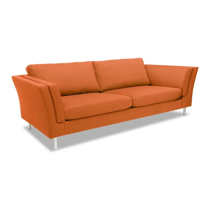 Pomarańczowa sofa trzyosobowa Vivonita Connor Bonami Bezpieczne zakupy