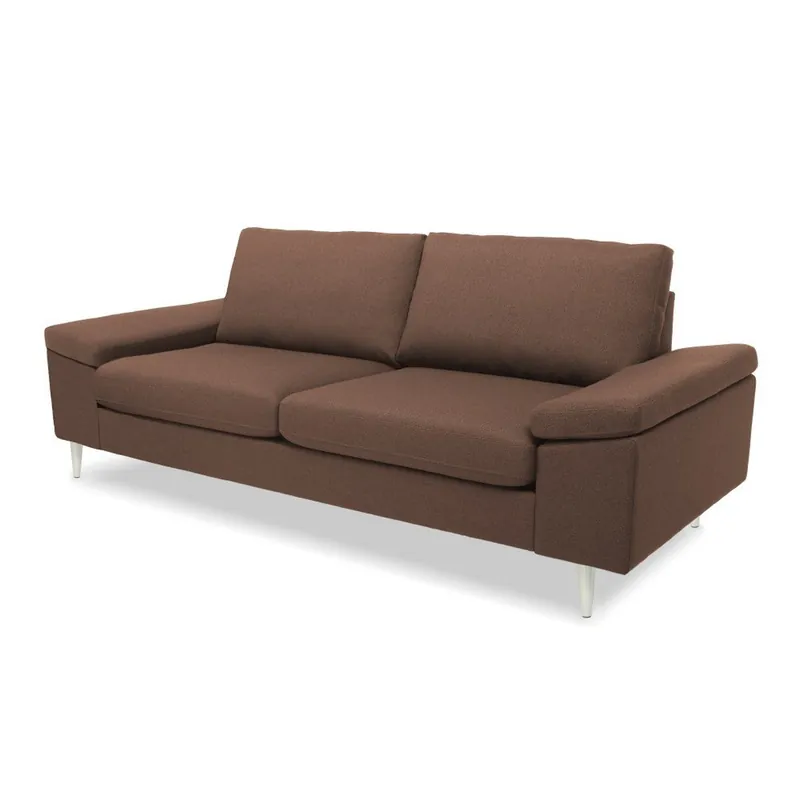 Brązowa sofa 3-osobowa Vivonita Nathan Bonami Zamów dziś