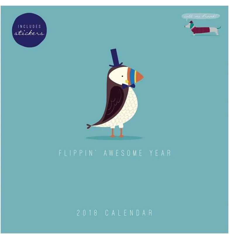 Bezpieczne zakupy Kalendarz wiszący 2018 Portico Designs Call Me Frank Bonami