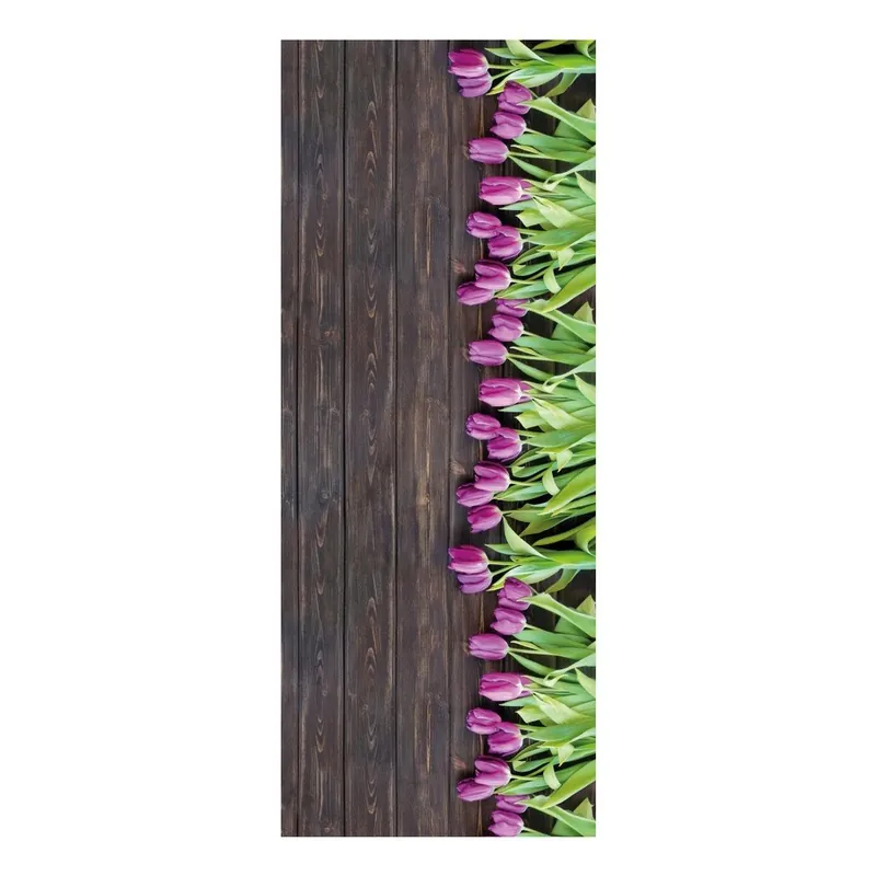Wytrzymały dywan kuchenny Webtappeti Tulips, 58x115 cm Bonami Darmowy zwrot