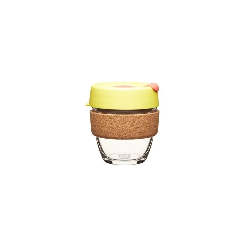 Kubek z pokrywką KeepCup Brew Cork Edition Safron, 227 ml Bonami Obniżka ceny