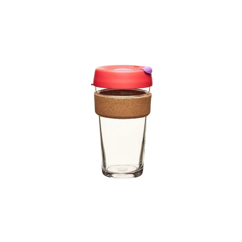 Kubek z pokrywką KeepCup Brew Cork Edition Sumac, 454 ml Bonami Oferta czasowa