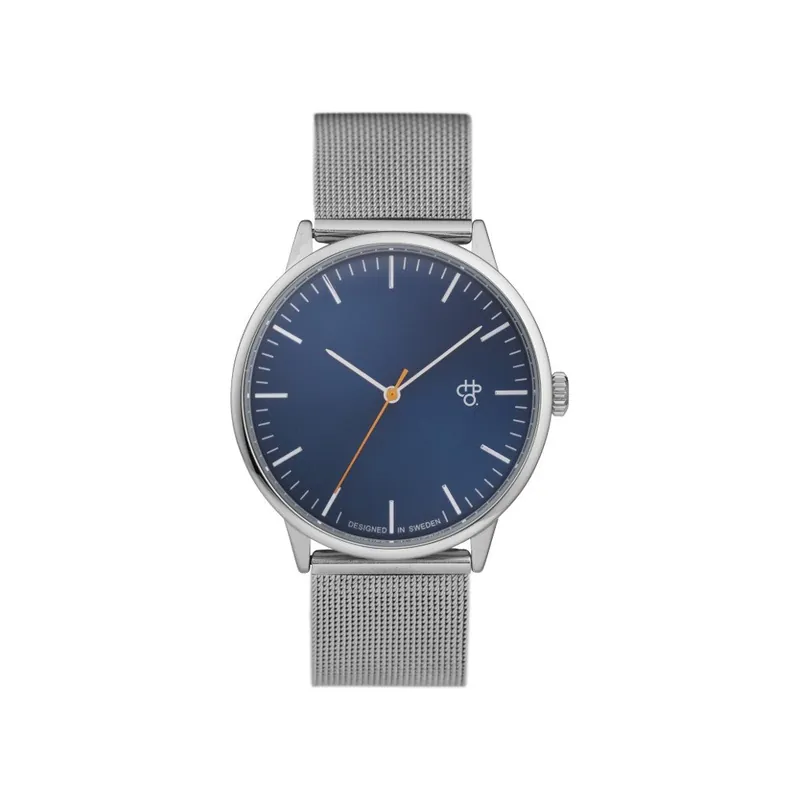 Oferta czasowa Zegarek w srebrnym kolorze z niebieskim cyferblatem CHPO Nando Bonami