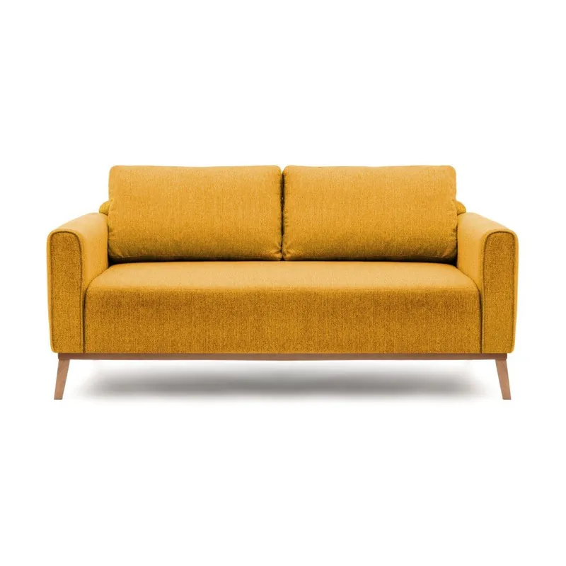 Obniżka ceny Musztardowa sofa 3-osobowa Vivonita Milton Bonami