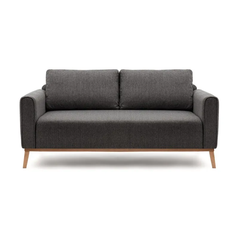 Antracytowa sofa 3-osobowa Vivonita Milton Bonami Promocja