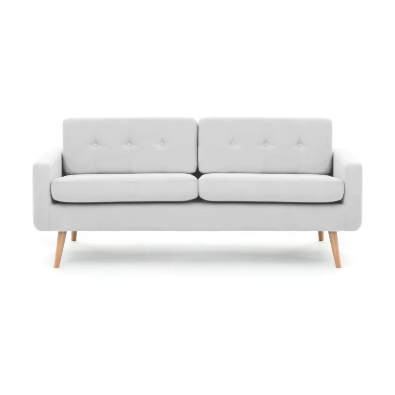 Jasnoszara sofa 3-osobowa Vivonita Ina Bonami Ograniczona ilość