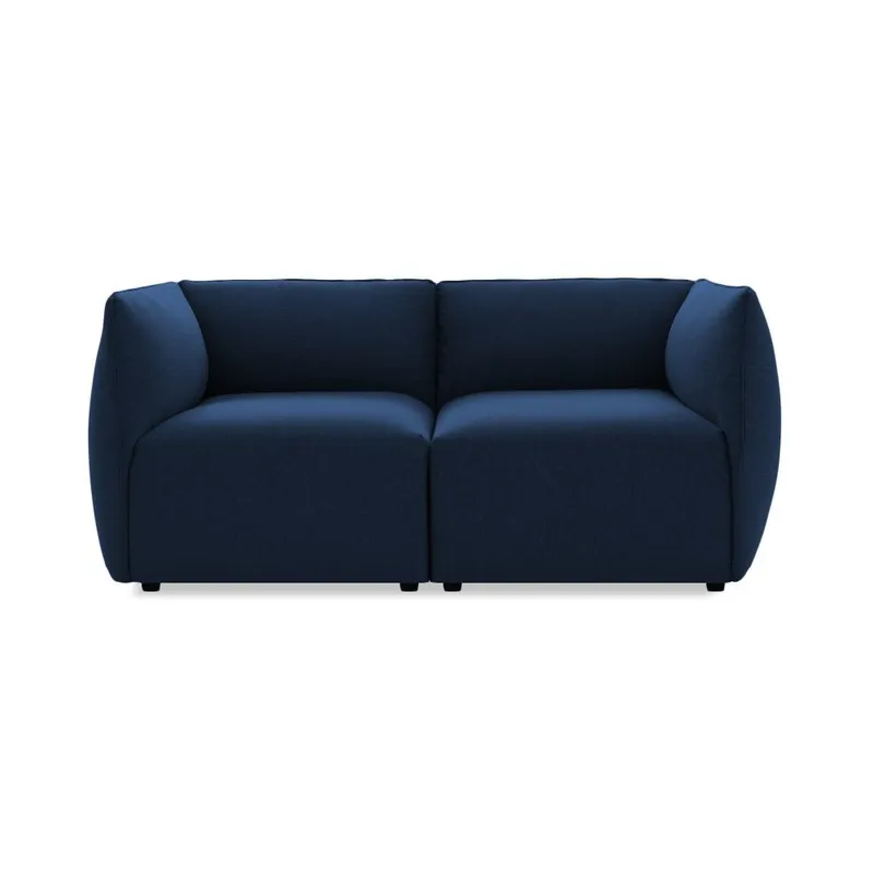 Wybór klientów Ciemnoniebieska 2-osobowa sofa modułowa Vivonita Cube Bonami