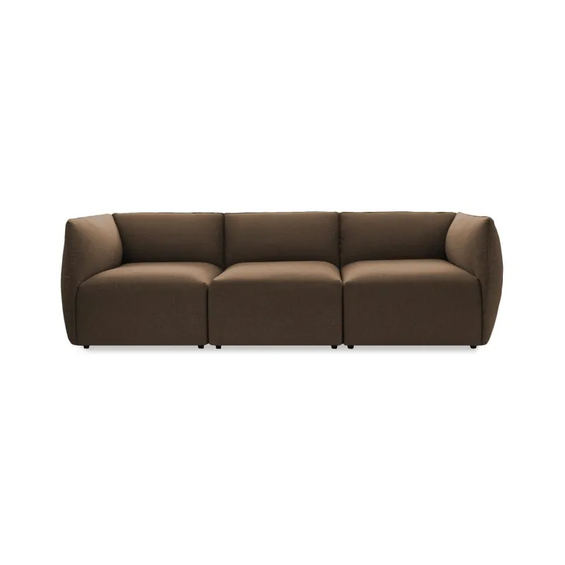 Ciemnobeżowa 3-osobowa sofa modułowa Vivonita Cube Bonami Kup online