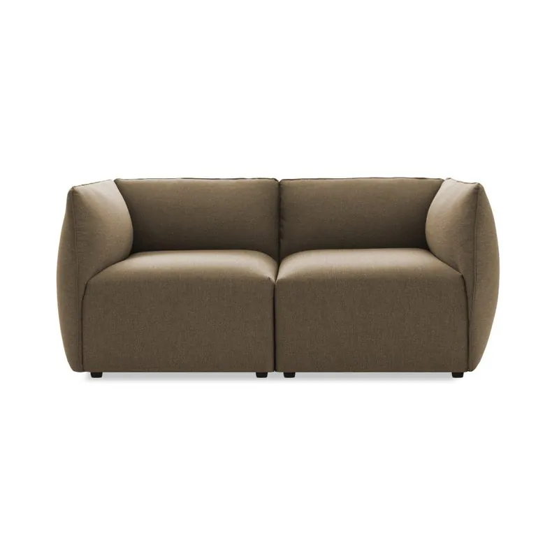 Zamów teraz Beżowa 2-osobowa sofa modułowa Vivonita Cube Bonami