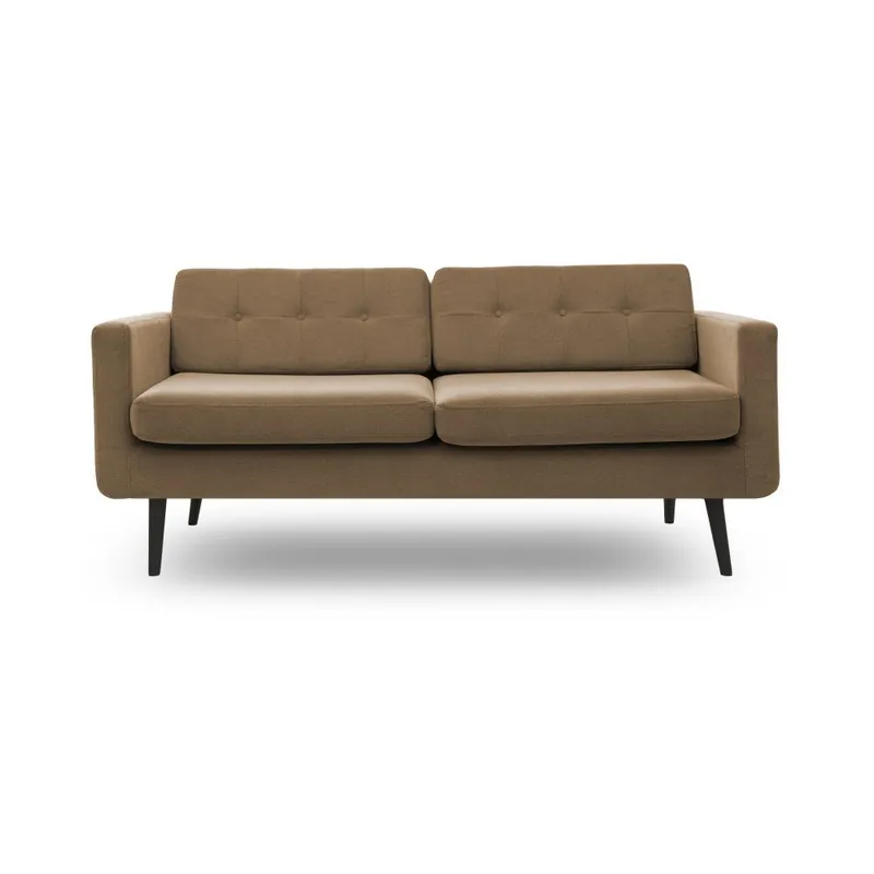 Promocja Jasnobrązowa sofa trzyosobowa z czarnymi nogami Vivonita Sondero Bonami