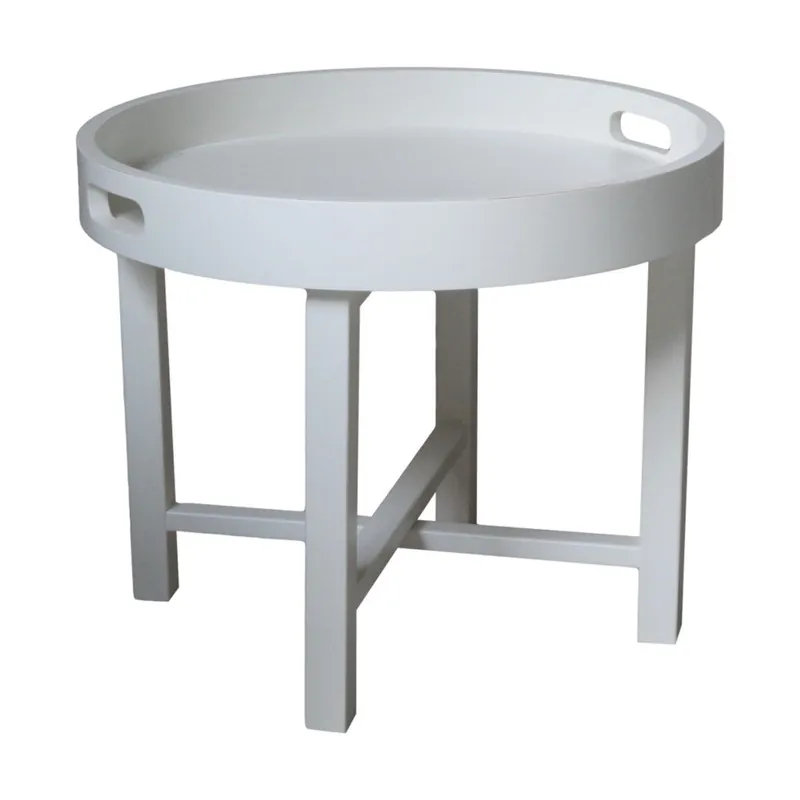 Biały stolik z magowca HSM Collection Industry, wys. 45 cm Bonami Wybór klientów