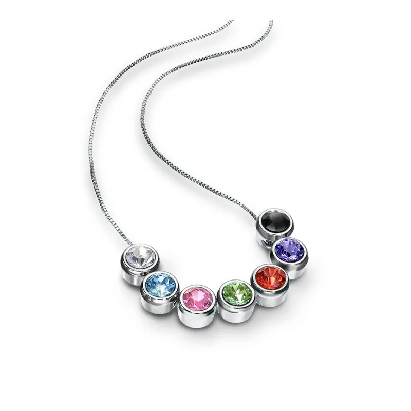 Niska cena Naszyjnik z 7 kryształami Swarovski® GemSeller Bonami