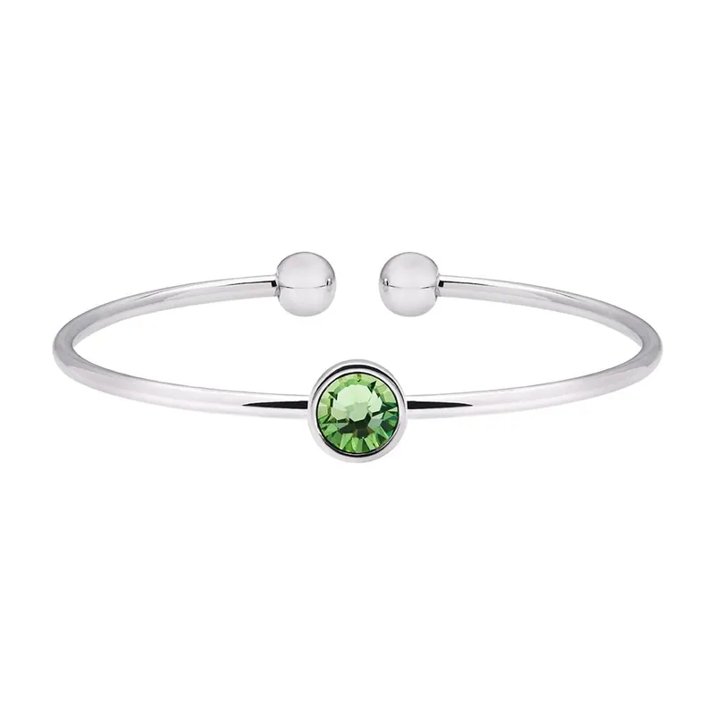 Ograniczona ilość Bransoletka z zielonym kryształem Swarovski® Gemseller Bonami