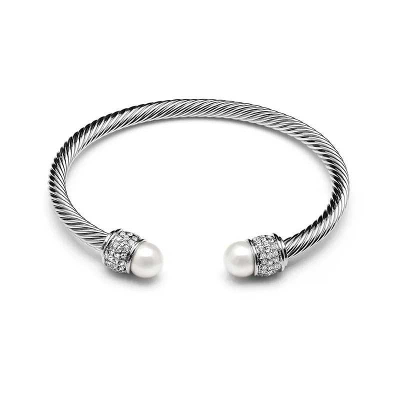 Bransoletka z perłami i kryształami Swarovski® White Bonami Obniżka ceny