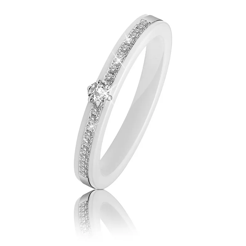 Pierścionek z kryształami Swarovski® Gemseller Sally, 52 Bonami Super okazja