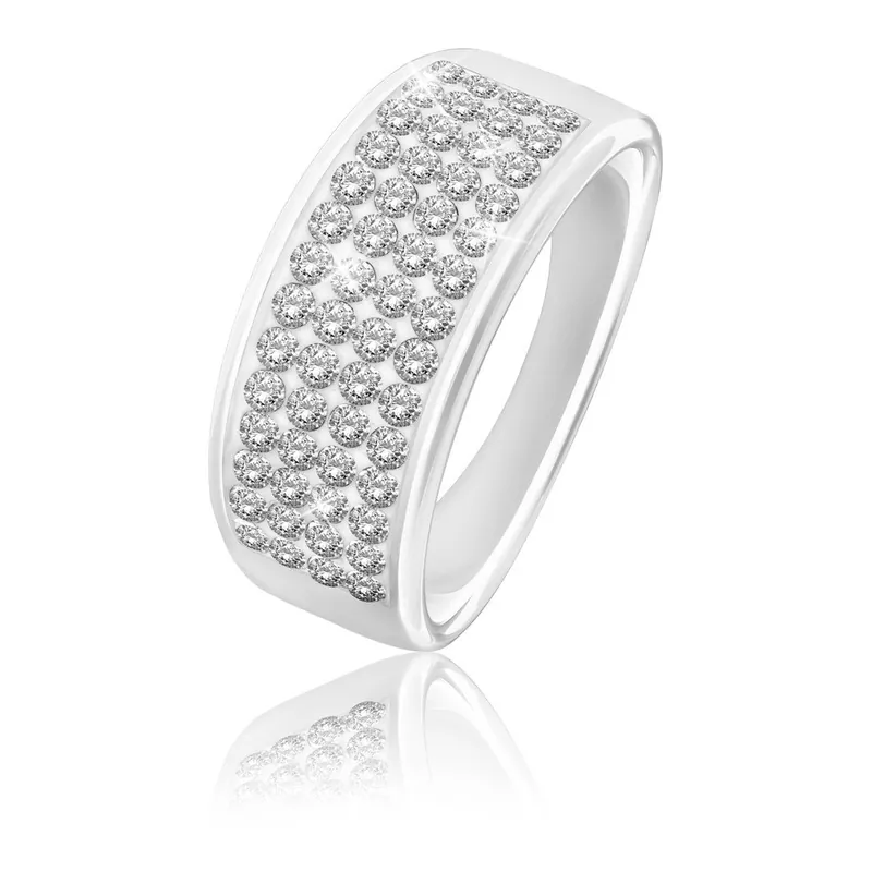 Premium Pierścionek z kryształami Swarovski® Gemseller Ruth, 54 Bonami