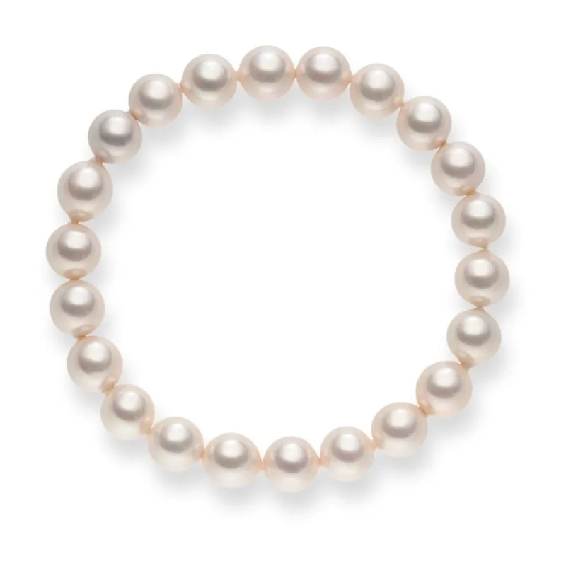 Cena promocyjna Różowa bransoletka z pereł Pearls Of London Ciarra, 21 cm Bonami