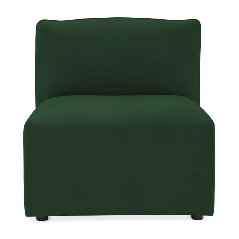 Malachitowy środkowy moduł sofy Vivonita Velvet Cube Bonami Zamów teraz