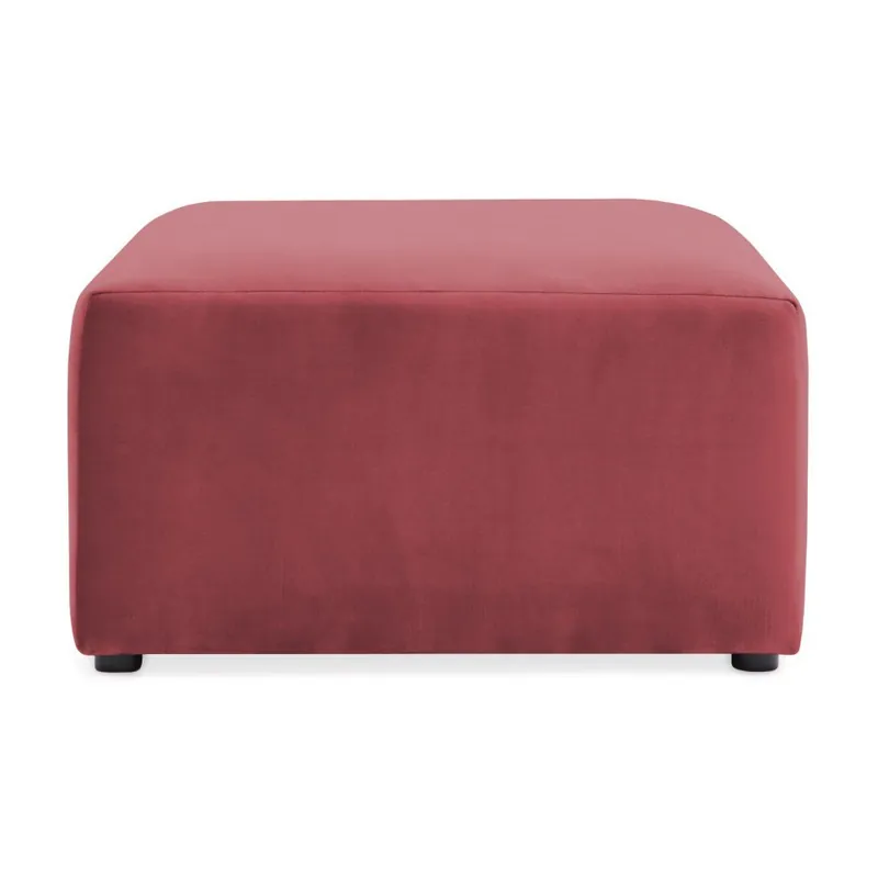 Czerwonoróżowy podnóżek Vivonita Velvet Cube Bonami Nowy