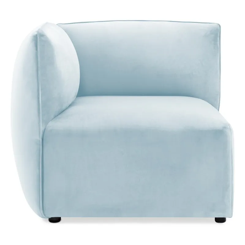 Oferta Ciemnoniebieski lewy narożny moduł sofy Vivonita Velvet Cube Bonami