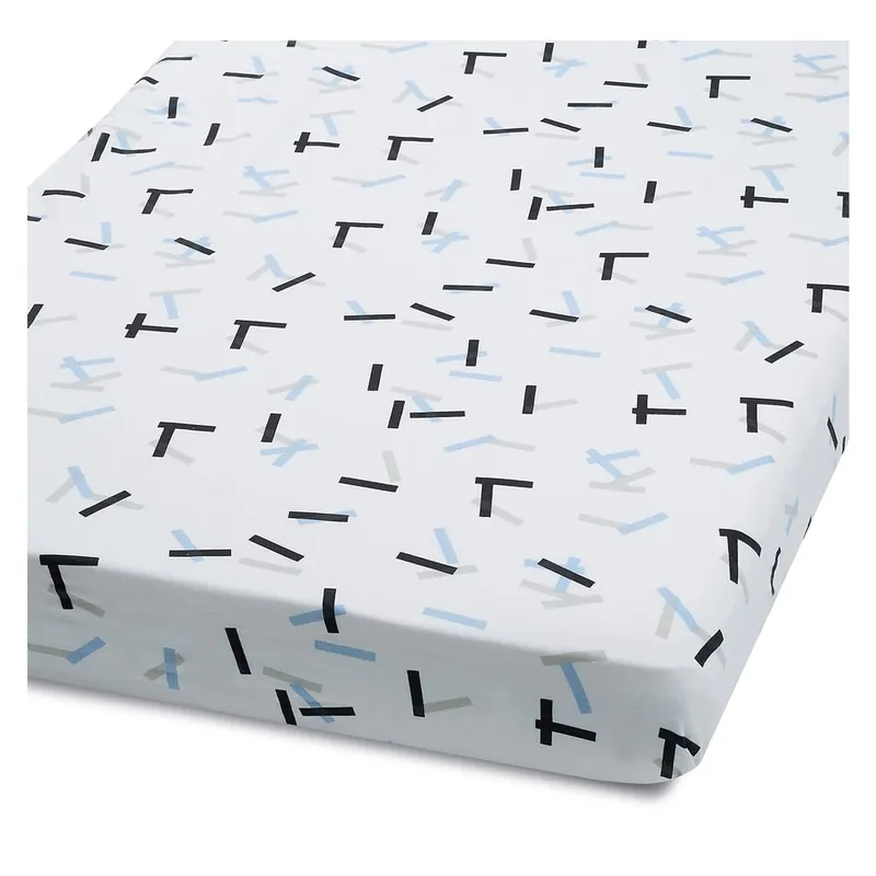 Prześcieradło dziecięce Snüz Cot Geo Breeze Sprinkle, 140x70 cm Bonami Tani