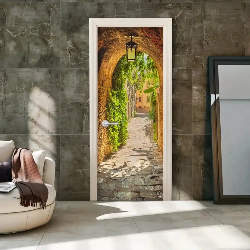 Tylko do końca tygodnia Fototapeta na drzwi Bimago Alley In Italy, 90x210 cm Bonami