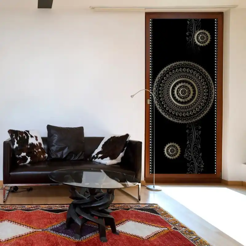 Fototapeta na drzwi Bimago Pattern Circles, 80x210 cm Bonami Łatwy zwrot