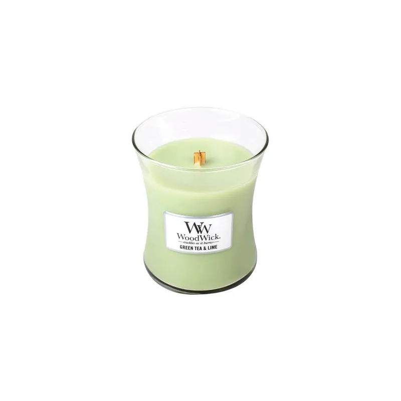 Świeczka o zapachu zielonej herbaty, mięty i limonki WoodWick, 60 h Bonami Oferta