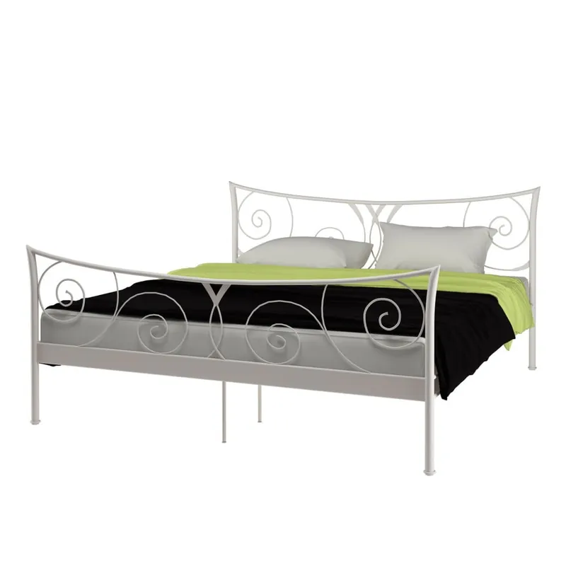 Białe łóżko metalowe Støraa Elizabeth, 180x200 cm Bonami Oferta limitowana