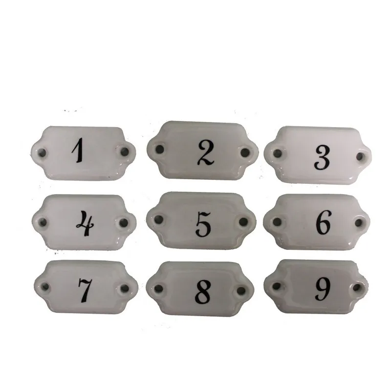 Zestaw 9 ceramicznych numerków na drzwi Antic Line Bonami Tani
