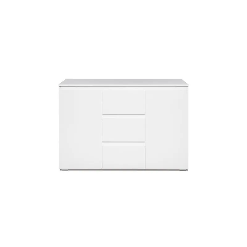 Bestseller Biała komoda dwudrzwiowa z 3 szufladami Intertrade Image Bonami