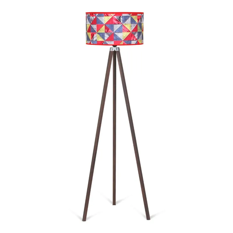 Kup teraz Lampa stojąca Kate Louise Kahve Patchwork Bonami