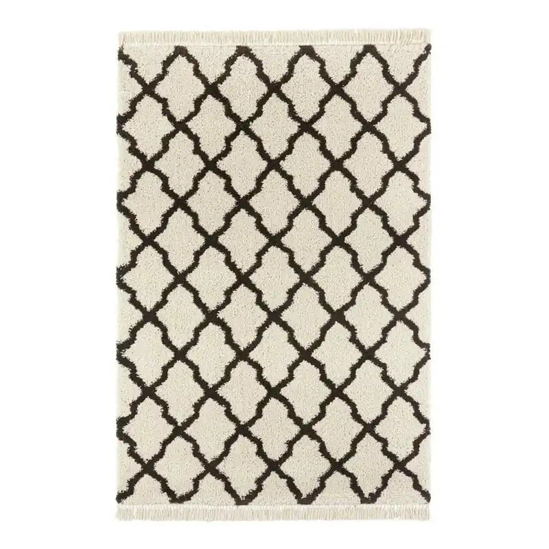 Kremowo-czarny dywan Mint Rugs Marino, 200x290 cm Bonami Okazja