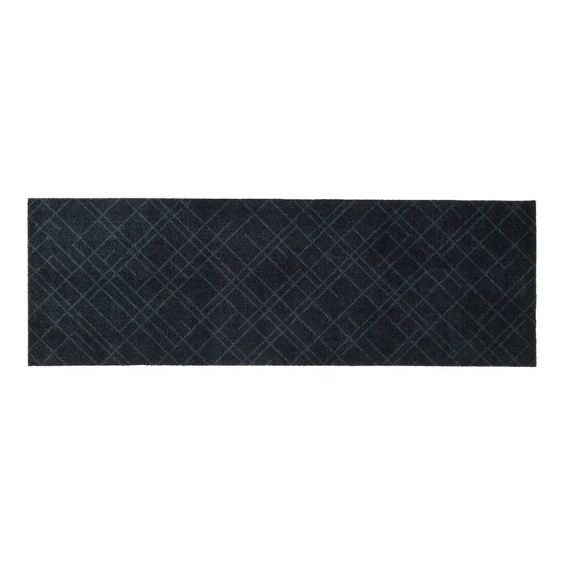 Ograniczona ilość Ciemnoszara wycieraczka Tica Copenhagen Lines, 67x200 cm Bonami