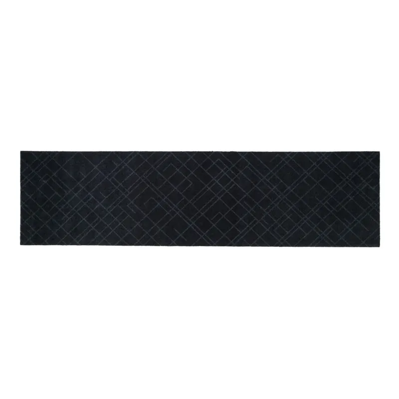 Bestseller Ciemnoszara wycieraczka Tica Copenhagen Lines, 67x250 cm Bonami