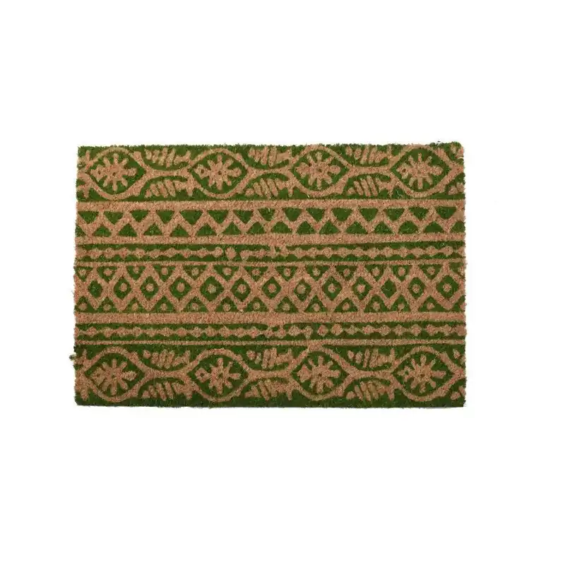 Cena promocyjna Beżowo-zielona wycieraczka InArt Tribal, 40x60 cm Bonami
