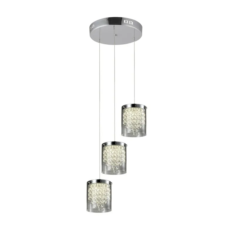 Wyprzedaż Lampa wisząca z trzema kloszami i kryształowymi elementami Light Prestige Cantos Bonami