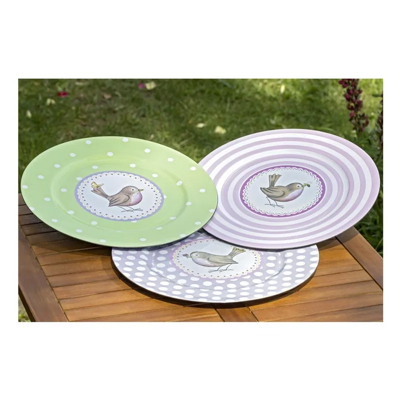 Zestaw 3 talerzy z tworzywa sztucznego Boltze Pieps, ⌀ 33 cm Bonami Dostępne od ręki