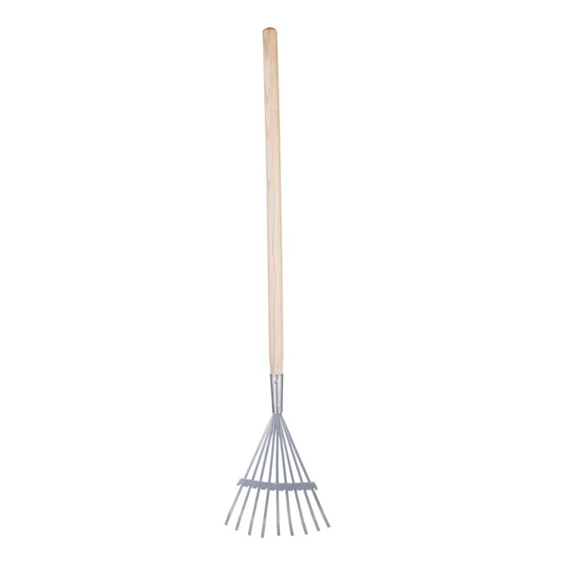 Ostatnia szansa Szare grabki dziecięce z drewnianą rączką Esschert Design, szer. 19 cm Bonami