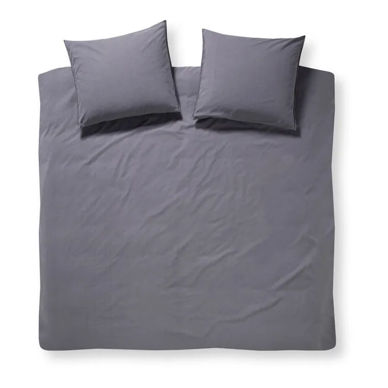 Cena promocyjna Szara bawełniana pościel dwuosobowa Damai Beat Anthracite, 200x260 cm Bonami