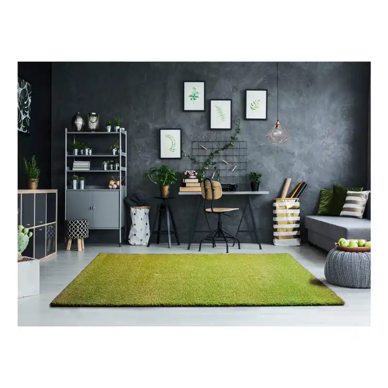 Bezpieczna płatność Zielony dywan Universal Khitan Liso Verde, 57x110 cm Bonami
