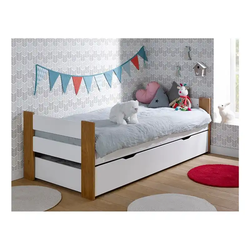 Bestseller Łóżko dziecięce JUNIOR Provence Low, 90x190 cm Bonami