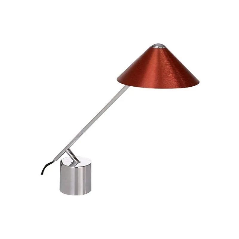 Taniej Lampa stołowa z czerwonym kloszem Design Twist Fao Bonami