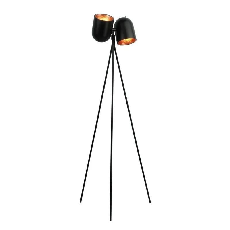 Taniej Czarna lampa stojąca Design Twist Dang Bonami