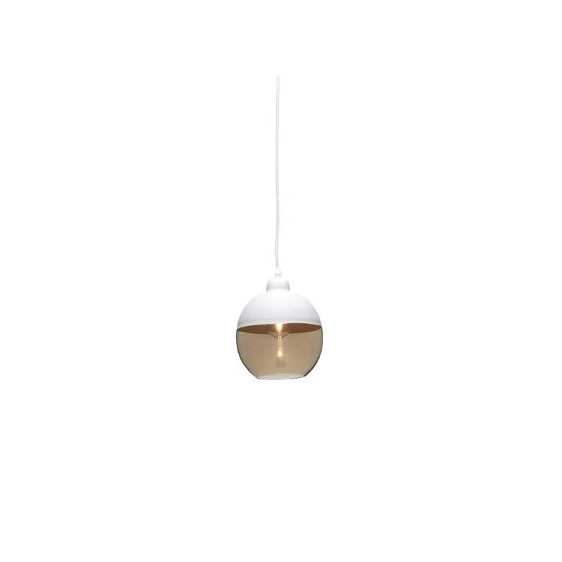 Rabat Biała lampa wisząca Design Twist Caracol Round Bonami