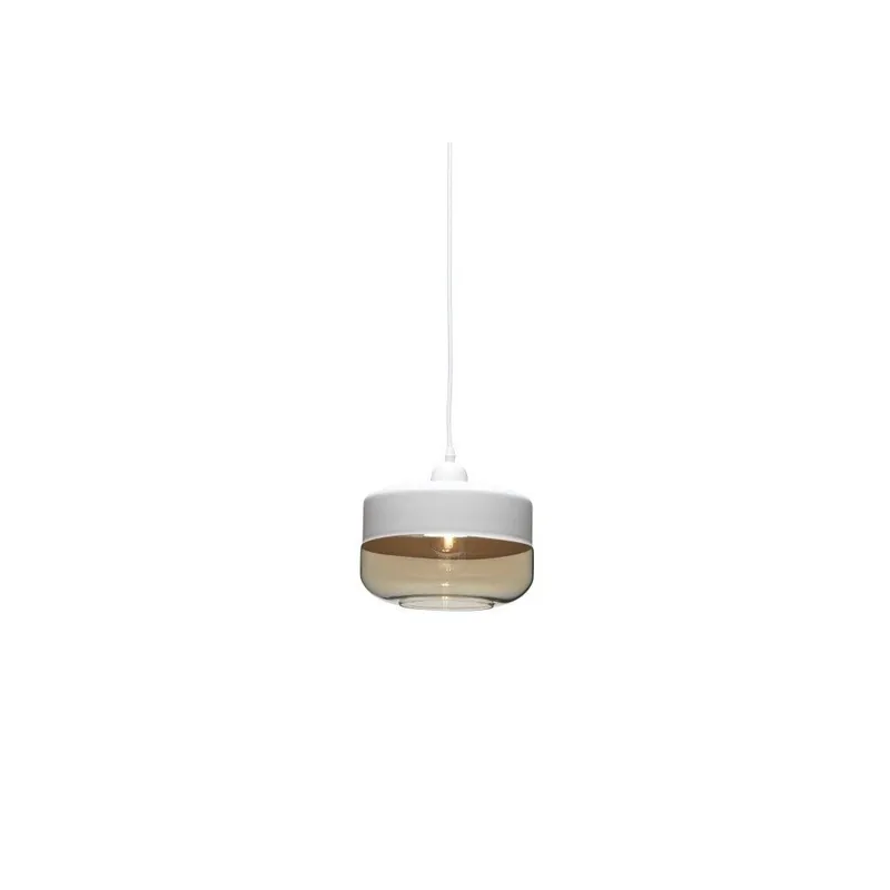 Do wyczerpania zapasów Biała lampa wisząca Design Twist Caracol Circle Bonami