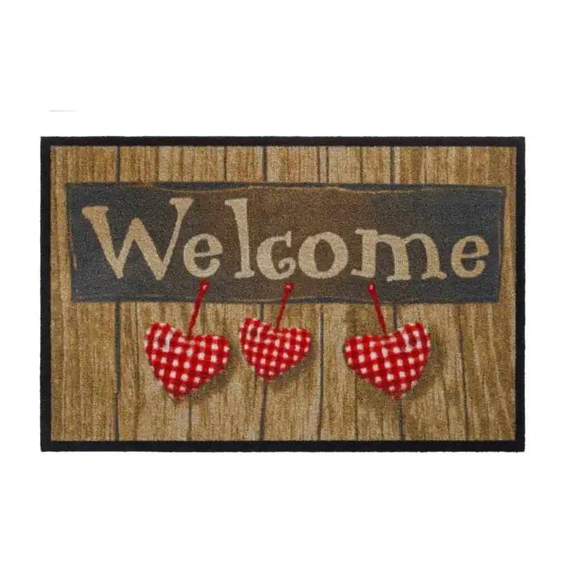 Wycieraczka Hamat Welcome With Hearts, 45x75 cm Bonami Wybór klientów