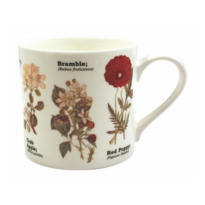 Kubek ceramiczny z kwiatowym motywem Gift Republic Wild Flowers Bonami Tylko do końca tygodnia