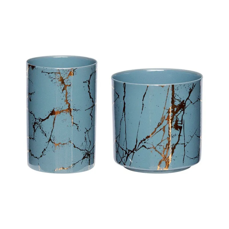 Zestaw 2 świeczników porcelanowych Hübsch Genere Bonami Kup online